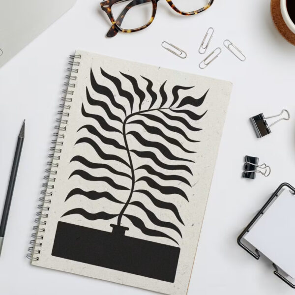 Wire-O Notebook Elephantgrass paper