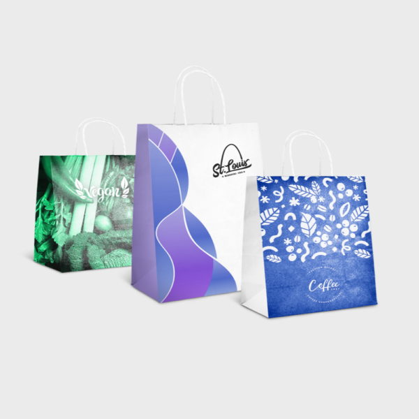 Kraft Paper Bags Full Colour